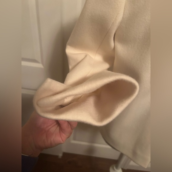 NWT Banana Republic Wool-blend Peacoat XS Off White - Picture 8 of 9